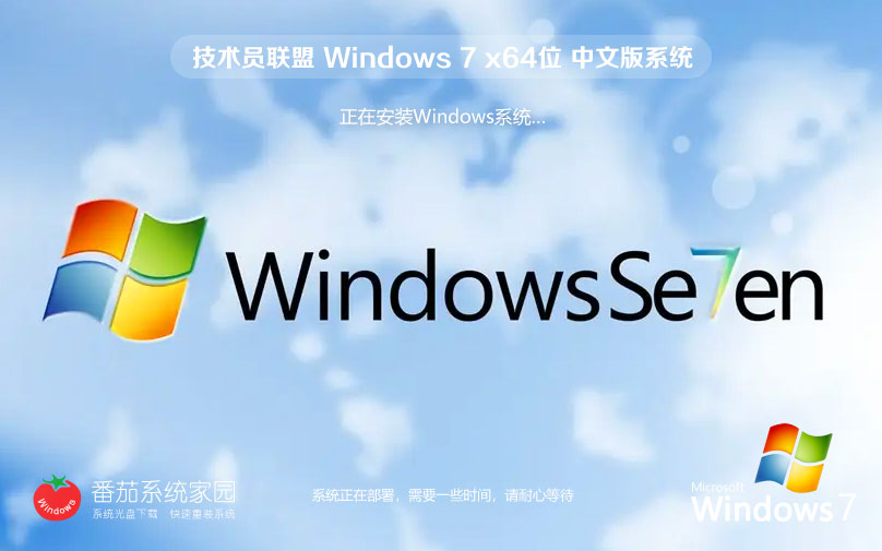 Windows7穩定版 技術員聯盟經典裝機版下載 ghost x64位 v2023